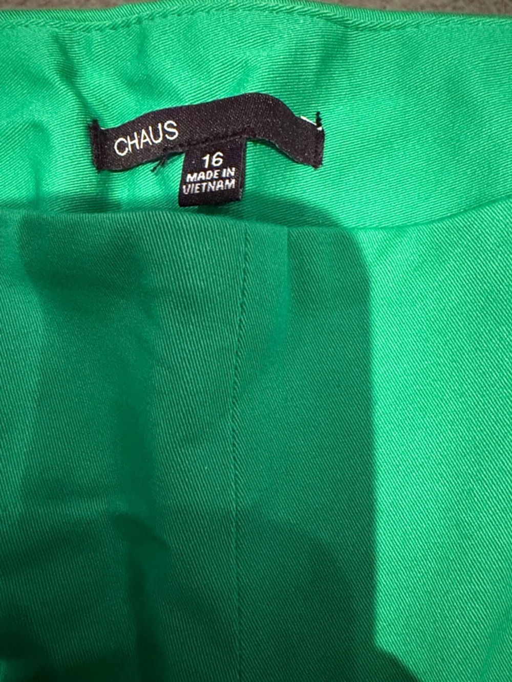 Chaus Bright Green Women's Pants